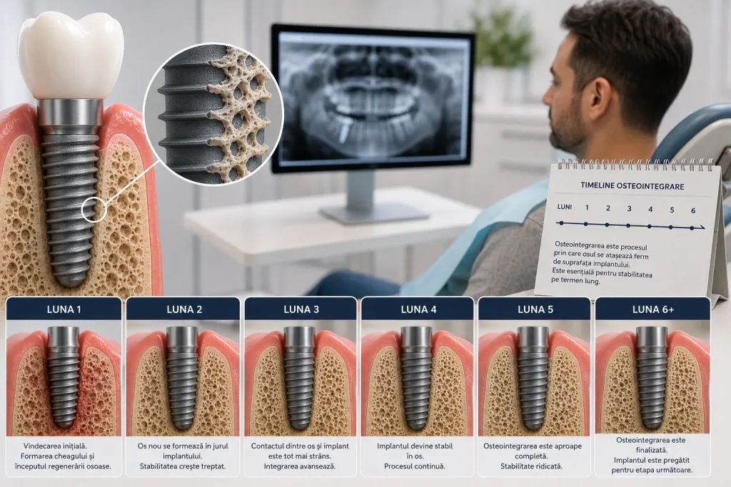 În cât timp se vindecă gingia după un implant dentar